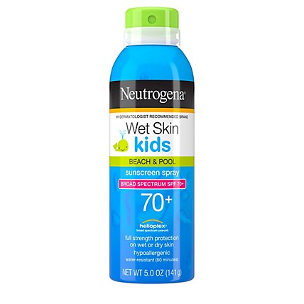 Neutrogena Wet Skin Kids Sunblock Spray - 5 Oz - Image 2