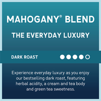 Caribou Coffee Mahogany Dark Roast Ground Coffee Bag - 12 Oz - Image 2