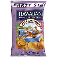 Hawaiian Potato Chips Kettle Style Sweet Maui Onion Party Size - 16 Oz - Image 2
