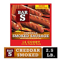 Bar-S Sausage Smoked With Cheese Skinless - 40 Oz - Image 2