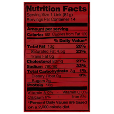 Bar-S Sausage Smoked With Cheese Skinless - 40 Oz - Image 3