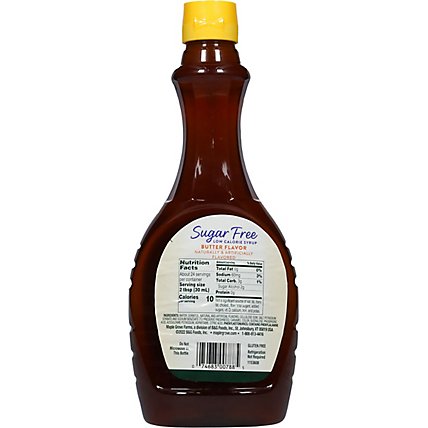 Maple Grove Farms Syrup Butter Flavor Low Calorie Sugar Free - 24 Fl. Oz. - Image 6