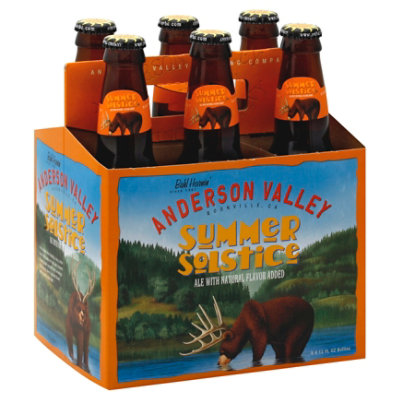 Anderson Valley Brewing Beer Summer Solstice Bottles - 6-12 Fl. Oz.