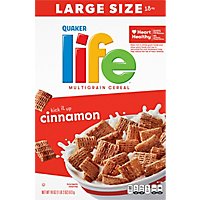 Life Cereal Multigrain Cinnamon Large Size - 18 Oz - Image 2
