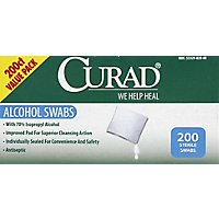 Curad Alcohol Swabs Value Pack - 200 Count - Image 2