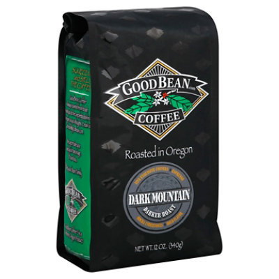 GoodBean Coffee Coffee Whole Bean Darker Roast Dark Mountain 12 Oz Vons