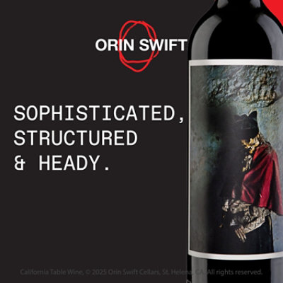 Orin Swift Palermo Napa Valley Cabernet Sauvignon Red Wine - 750 Ml - Image 3