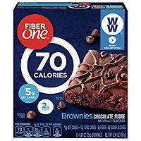 Fiber One Brownies 70 Calories Chocolate Fudge - 6-0.89 Oz - Image 3
