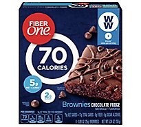 Fiber One Brownies 90 Calories Chocolate Fudge - 6-0.89 Oz