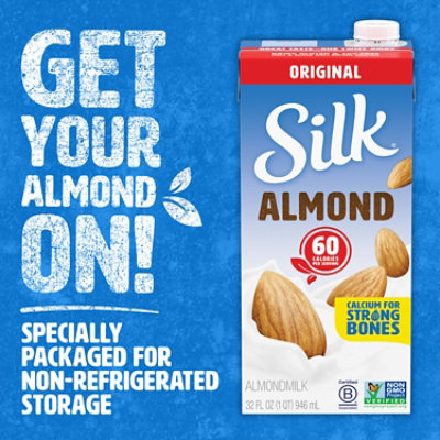 Silk Shelf-Stable Original Almond Milk - 32 Fl. Oz. - Image 5