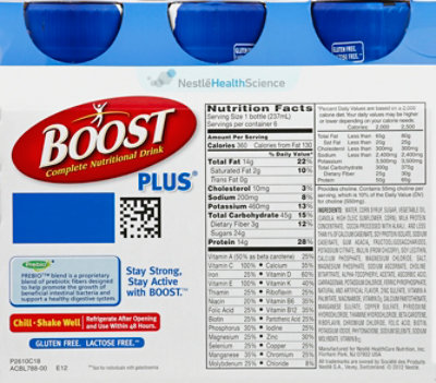 BOOST Plus Nutritional Drink Rich Chocolate - 6-8 Fl. Oz. - Image 3