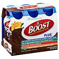 BOOST Plus Nutritional Drink Rich Chocolate - 6-8 Fl. Oz. - Image 1