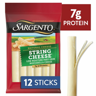 Sargento Natural String Cheese Snacks 12 Pack - 12 Oz - Image 1