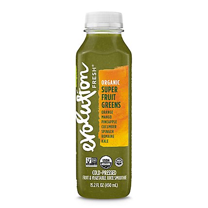 Evolution Fresh Organic Super Fruit Greens Juice Smoothie - 15.2 Fl. Oz. - Image 1
