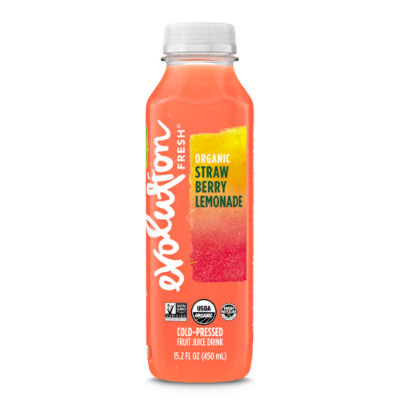 Evolution Fresh Organic Cold Pressed Strawberry Lemonade - 15.2 Fl. Oz. ​