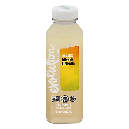Evolution Juice Ginger Limeade Organic - 15.2 Fl. Oz. - Image 1