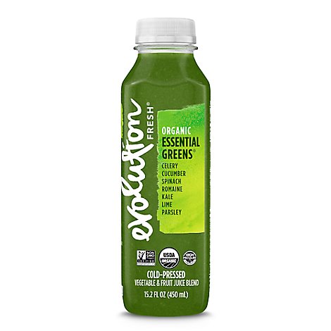 Evolution Fresh Organic Cold Pressed Essential Greens Juice Blend - 15.2 Fl. Oz.