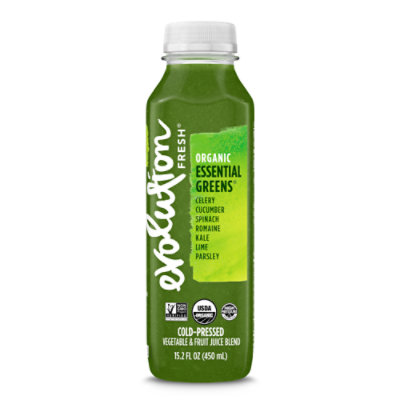 Evolution Fresh Organic Cold Pressed Essential Greens Juice Blend - 15.2 Fl. Oz. - Image 1