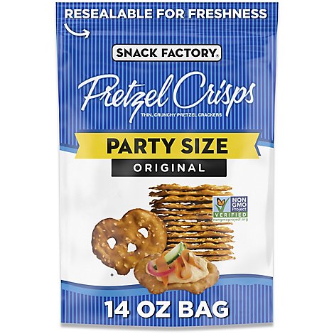 Snack Factory Pretzel Crisps Original - 14 Oz.