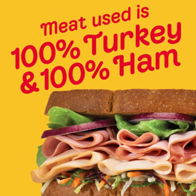 Oscar Mayer Deli Fresh Oven Roasted Turkey Breast & Smoked Uncured Ham Lunch Meat Pack - 9 Oz - Image 2