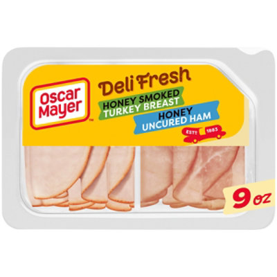 Oscar Mayer Deli Fresh Honey Smoked Turkey Breast & Honey Uncured Ham Lunch Meat Pack - 9 Oz - Image 2