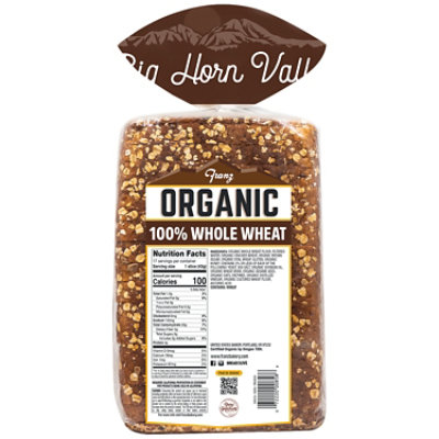 Franz Organic Sandwich Bread Big Horn Valley 100% Whole Wheat - 26 Oz - Image 5