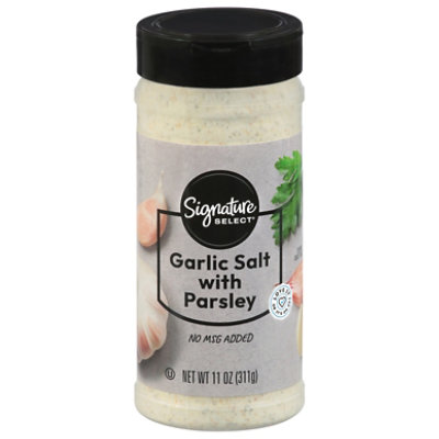 Signature SELECT Garlic Salt with Parsley - 11 Oz