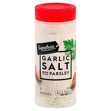 Signature SELECT Garlic Salt with Parsley - 11 Oz - Image 1