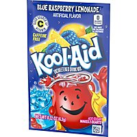Kool-Aid Unsweetened Blue Raspberry Lemonade Powdered Drink Mix Packet - 0.22 Oz - Image 6