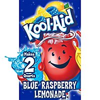 Kool-Aid Unsweetened Blue Raspberry Lemonade Powdered Drink Mix Packet - 0.22 Oz - Image 1