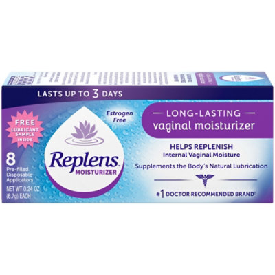 Replens Long Lasting Vaginal Moisturizer With Single Use Applicator - 8 Count - Image 5