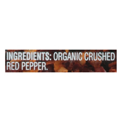 O Organics Red Pepper Crushed - 1.2 Oz - Image 3