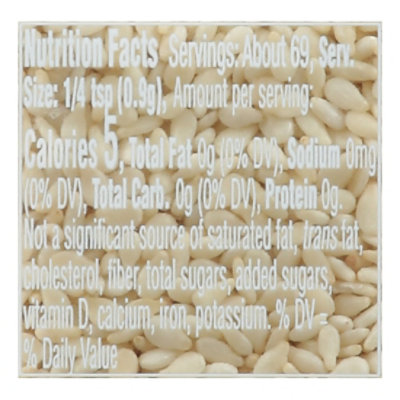O Organics Sesame Seed - 2.2 Oz - Image 3