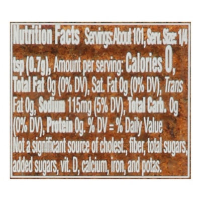 O Organics Seasoning Cajun - 2.5 Oz - Image 3