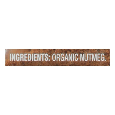 O Organics Nutmeg Ground - 1.8 Oz - Image 3