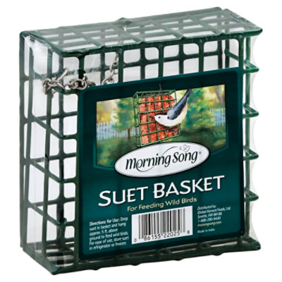 Morning Song Suet Basket For Feeding Wild Bird - Each