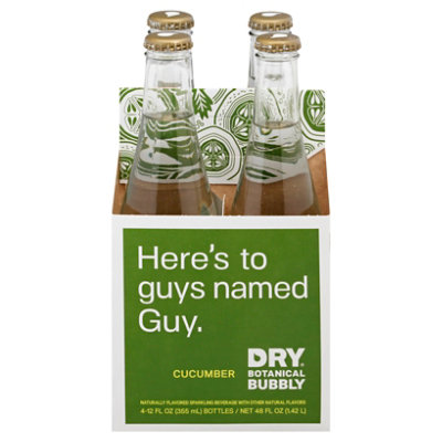 Dry Sparkling Beverage Cucumber - 4-12 Fl. Oz.