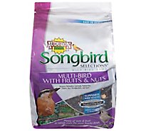Audubon Park Songbird Selections Wild Bird Food Multi-Bird With Fruits & Nuts Bag - 5 Lb