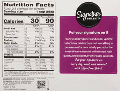 Signature SELECT Artichoke Hearts Quartered - 8 Oz - Image 5