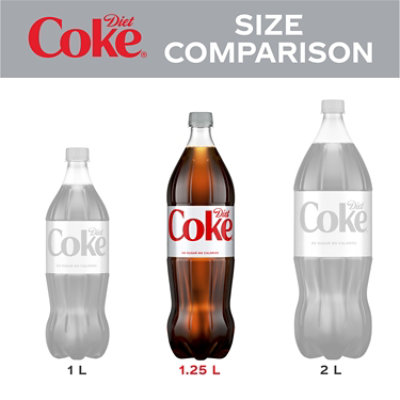 Diet Coke Soda Pop Cola - 1.25 Liter - Image 4