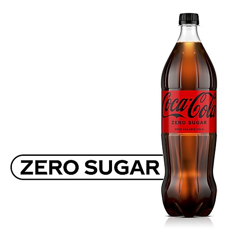 Coca-Cola Zero Sugar Soda Bottle - 1.25 Liter
