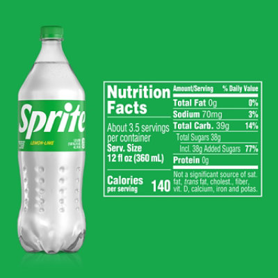 Sprite Soda Lemon Lime - 1.25 Liter - Image 3