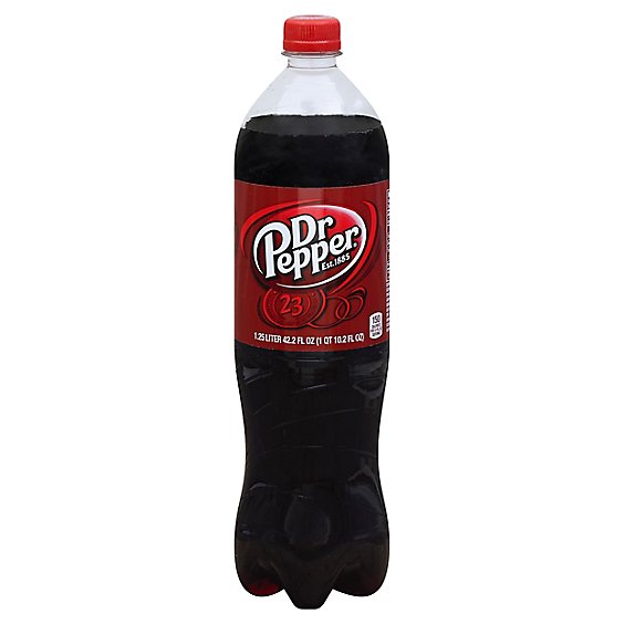 Dr Pepper Soda 1.25 L bottle