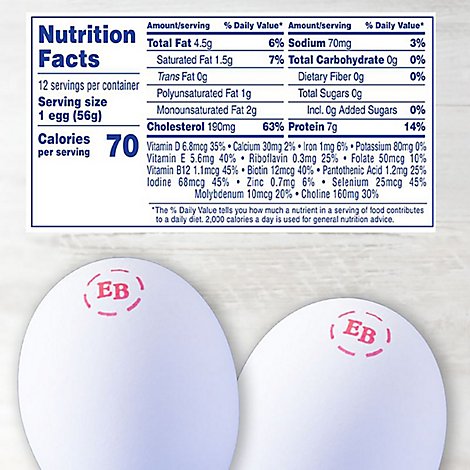  Egglands Best Eggs Extra Large Grade A - 12 Count 