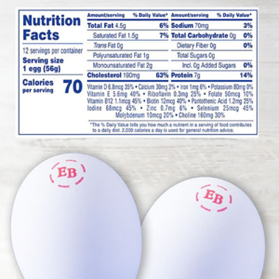  Egglands Best Eggs Extra Large Grade A - 12 Count 