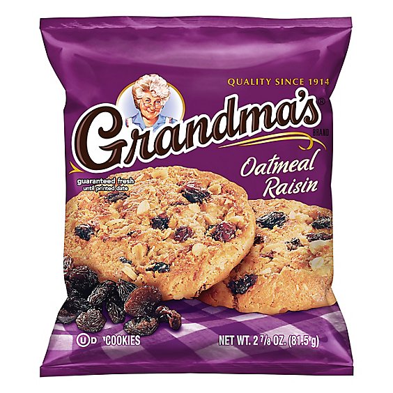Grandmas Big Cookie Oatmeal Raisin - 2.875 Oz
