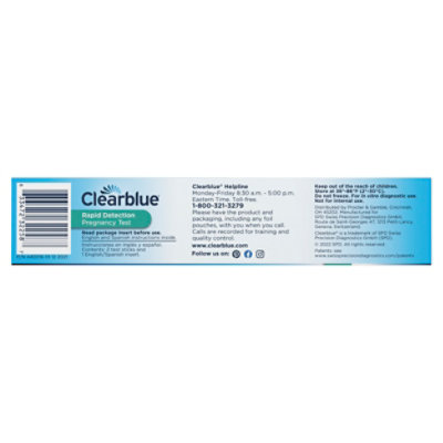 Clearblue Pregnancy Test Rapid Detection - 2 Count - Image 3