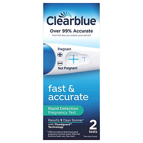 Clearblue Pregnancy Test Rapid Detection - 2 Count