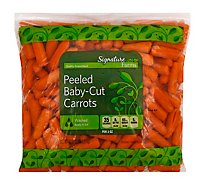 Signature Farms Baby Carrots Peeled - 80 Oz