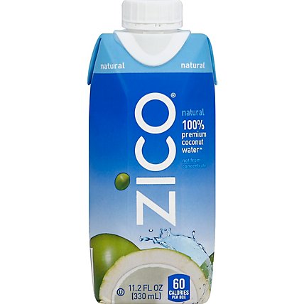 ZICO Coconut Water 100% Premium Natural - 11.2 Fl. Oz. - Image 2
